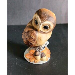 Vintage Baby Owl by Andrea by Sadek  #6350 Porcelain Made in Japan 